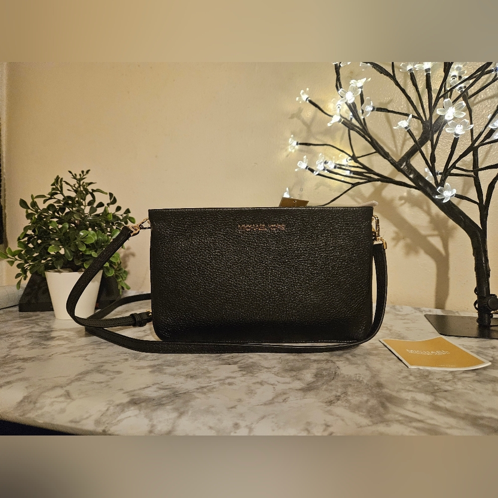 Michael Kors Jet Set Triple Gusset Crossbody NWT